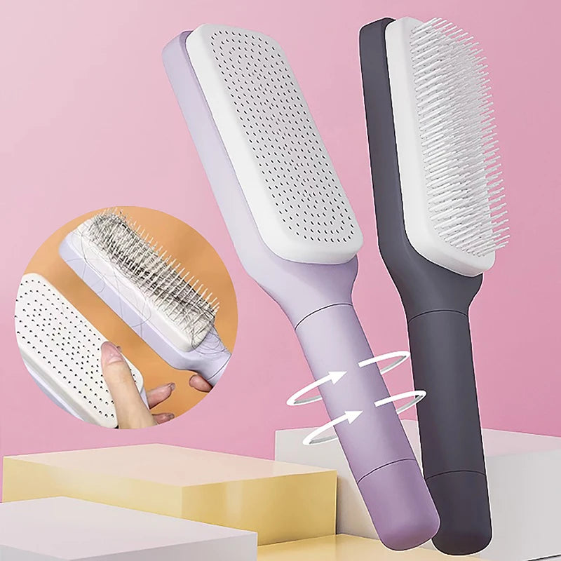 Self Cleaning Hairbrush - By Rooted Rituals